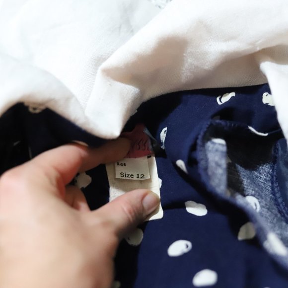 Vintage Tina Barre | Polka Dot dress 80s vintage - Picture 3 of 9